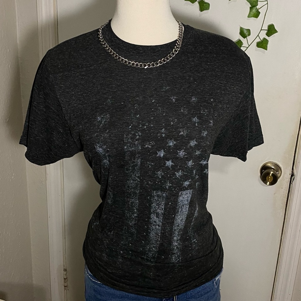 Apt. 9 Charcoal Star Graphic Tee